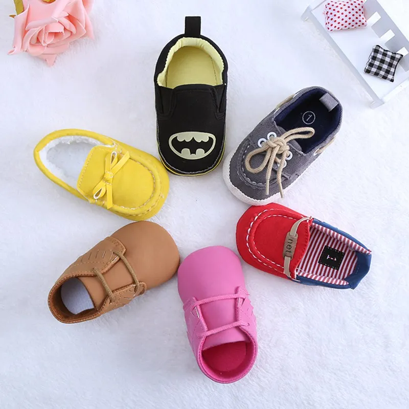 New arrival Cute Soft Sole Crib Striped Baby Shoes Infant Toddler Kid First Walkers bebe sapatos size 11 12 13cm R4081 |