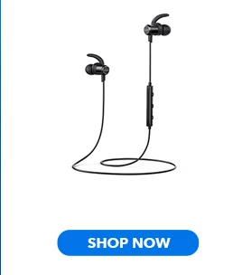 Anker SoundBuds Curve Беспроводной наушники Bluetooth 4,1 спортивные наушники с 12,5 H IPX5 Водонепроницаемый тренировки гарнитура сумочкой