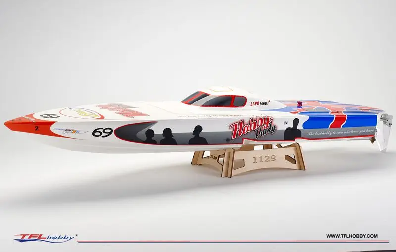 TFL хобби вечерние бесщеточные RC лодка/гоночная лодка с мотором 3660 2070KV/120A ESC/900 мм