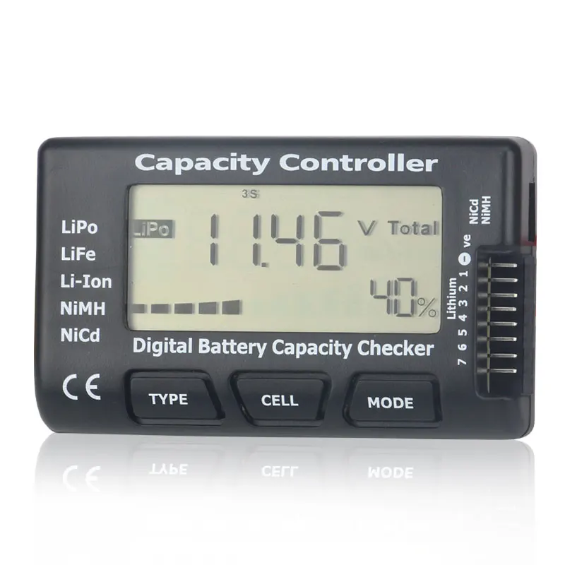 3 шт. НОВЫЙ Баланс Функция Цифровой Емкость Батареи Checker RC CellMeter-7 Напряжения Для LiPo