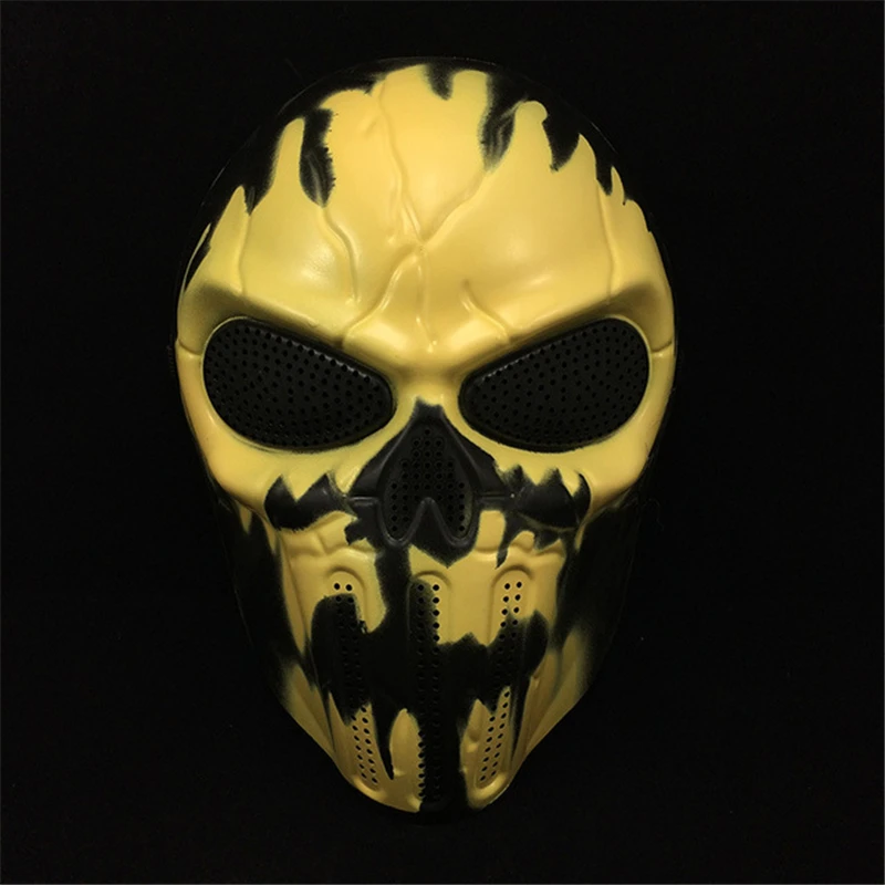 ANGRLY Новая страшная маска для улицы военная Военная игра Пейнтбольная Балаклава