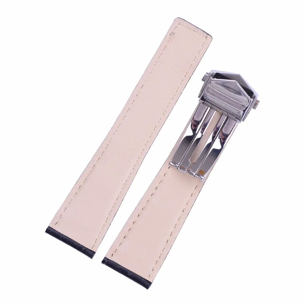 Ремешок для часов из натуральной кожи с крокодиловым тиснением 20/22 мм | Наручные