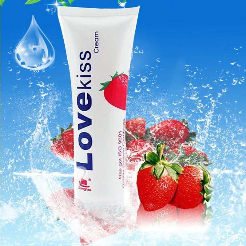 Смазка Love Kiss для анального секса с фруктовым вкусом смазка съедобного орального