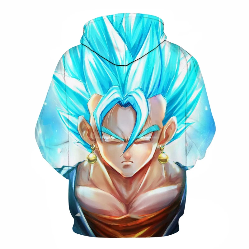 Dragon Ball Z толстовки для мужчин и женщин Аниме с Гоку 3D пуловер мужской спортивный