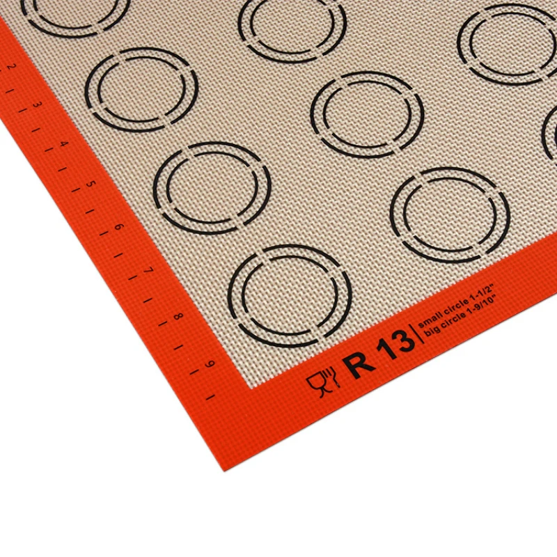 Антипригарный силиконовый коврик для выпечки противень Кондитерские инструменты Большая Циновка для роллов для торта печенье Макарон силиконовый коврик для выпечки горячая распродажа