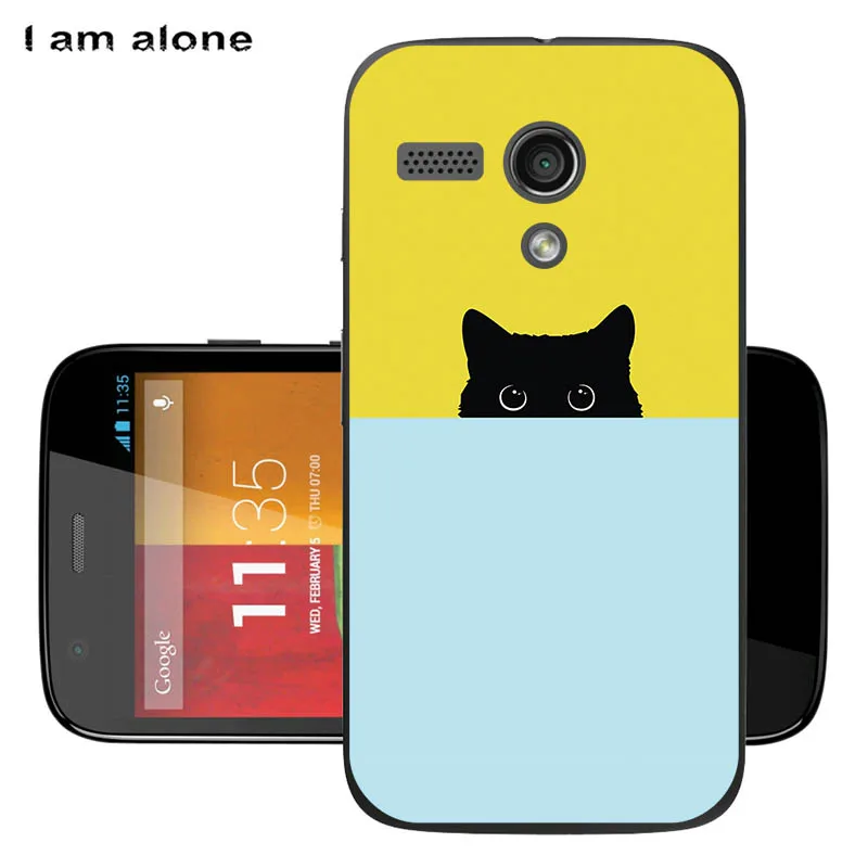 Чехлы для телефонов I am alone для Motorola Moto G XT1032, мягкий ТПУ чехол для мобильного телефона, милые сумки для Motorola Moto G - Цвет: Soft TPU HH74