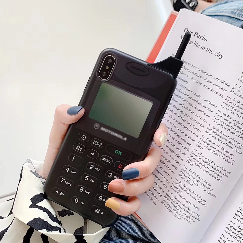 Модный Индивидуальный Винтажный чехол для телефона с узором для IPhone X XS MAX XR 6 6S 7 8 Plus Мягкий чехол по технологии imd Concha