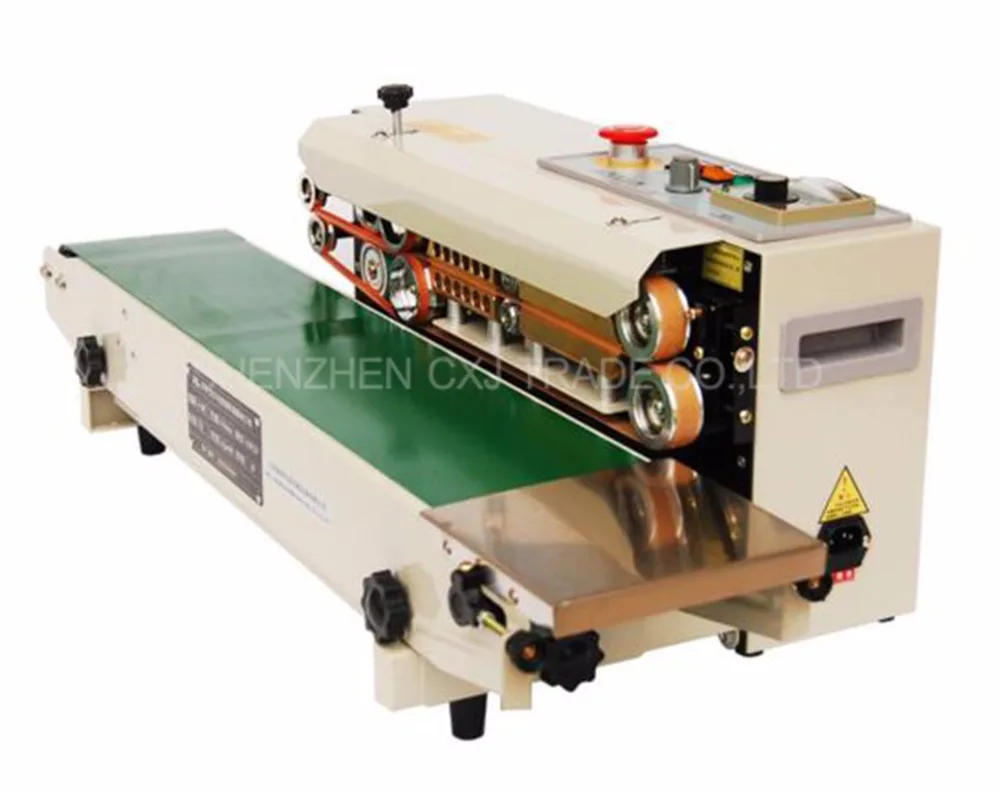 FR-770 Continuous film sealing machine plastic bag package band sealer horizontal heating | Инструменты