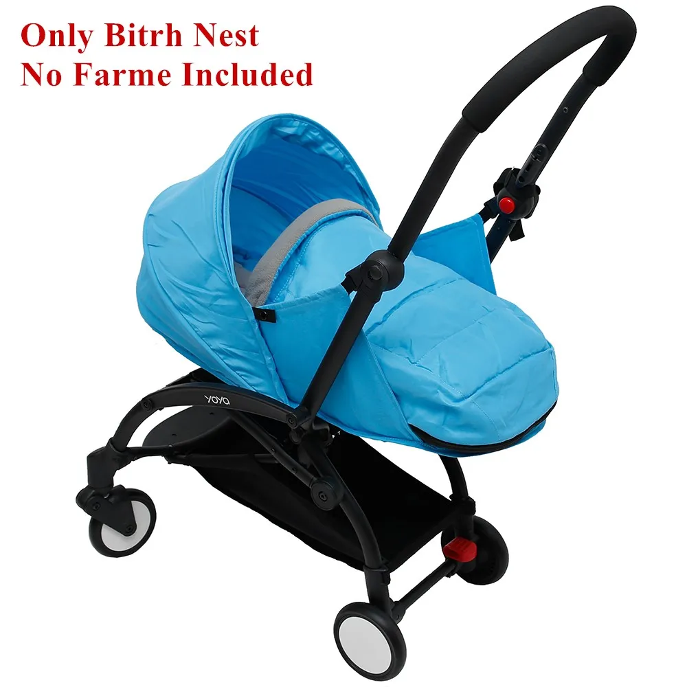blue Детская коляска, спальная корзина, 0-6 м, гнездо для новорожденных, подходит для yoyo Yoya, детские коляски, зимние спальные мешки, аксессуары для детской коляски - Цвет: blue