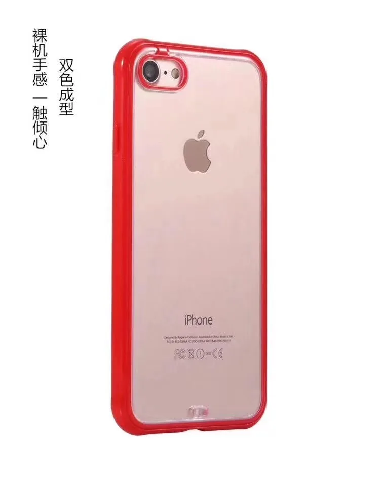 Ультра тонкий Crystal Clear кремния мягкий чехол для iPhone XS MAX XR X 10 противоударный бампер чехол для iPhone 8 7 6 6s плюс coque