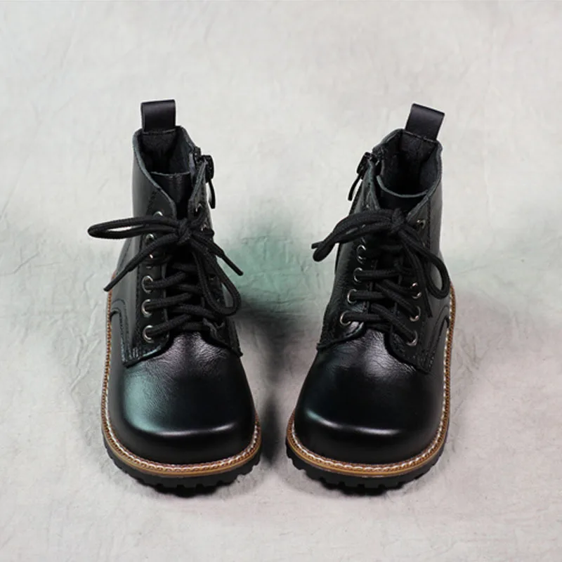 Новая Осень Детская Обувь Снега Сапоги Из Натуральной Кожи Водонепроницаемый