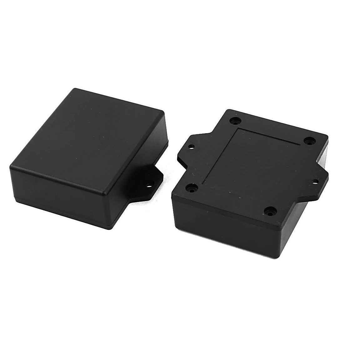2 pcs 62 x 50 23mm rectangular plastic housing case black junction box | Обустройство дома