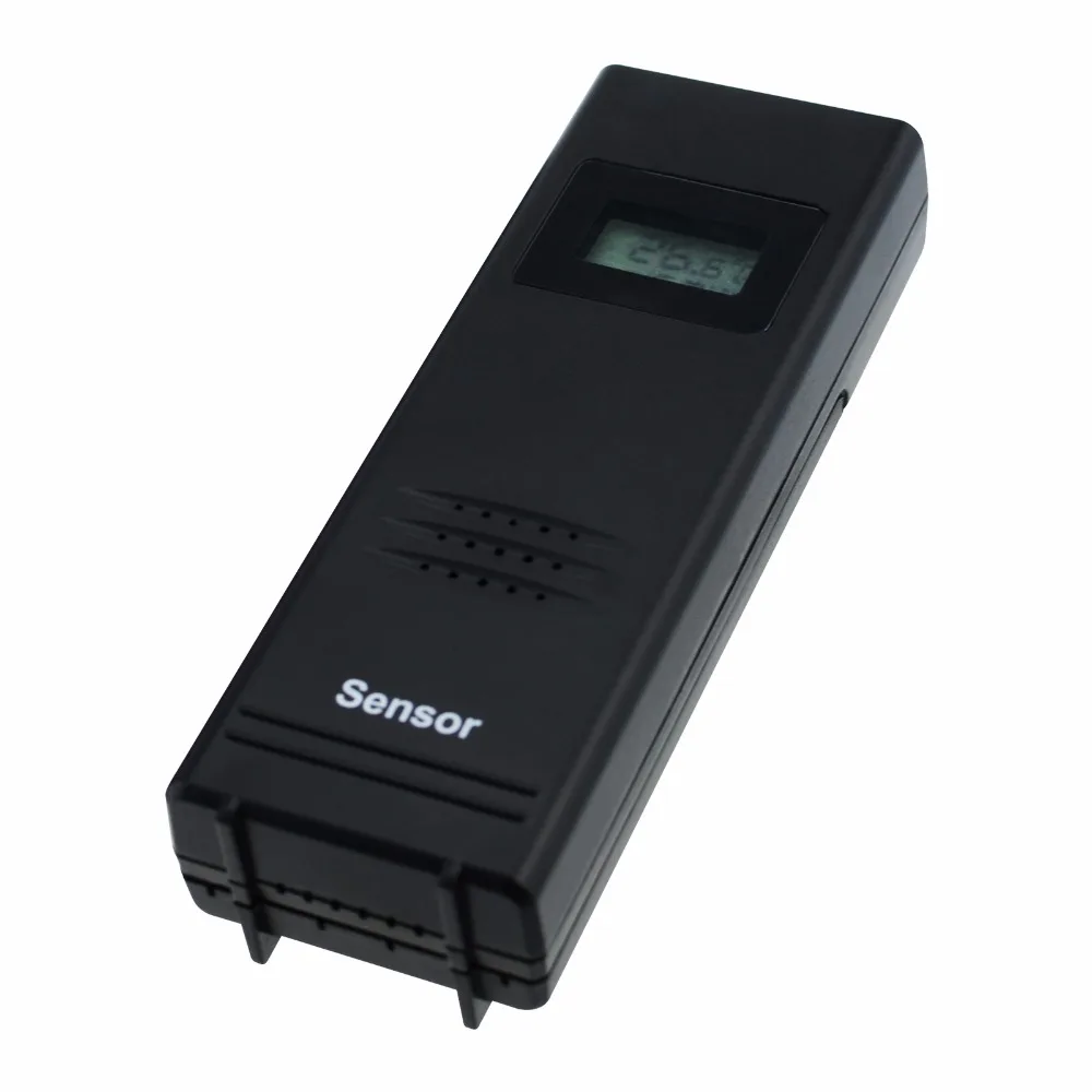 Беспроводная метеостанция 2 удаленных датчика прогноз погоды WWVB RCC Moonphase Alarm Indoor