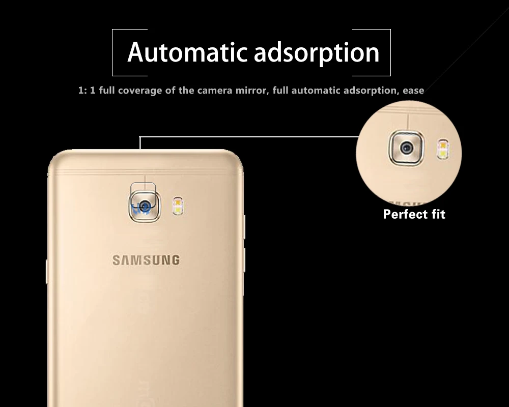 Ультратонкая Защитная пленка для задней камеры из закаленного стекла Samsung GALAXY C7