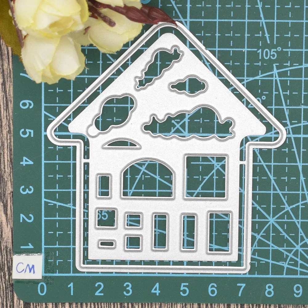 Love House Home Metal Cutting Dies Cut Die Mold For Scrapbooking Card Album Decoration Punch Stencils | Дом и сад