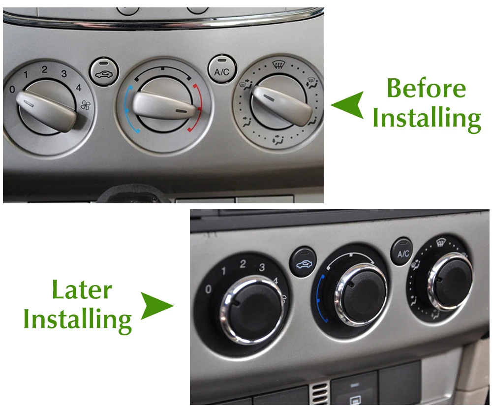 3 шт. ручка переключателя контроля температуры кондиционера переменного тока для