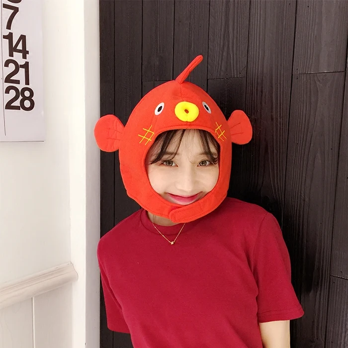 Candice guo! Супермилая плюшевая игрушка мультяшная рыба Воздушная мягкая головная