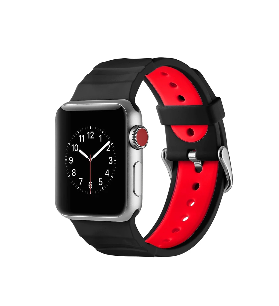 Для Apple Watch Series 4 44 мм 40 силиконовый ремешок для 1 2 3 заменить мужчин t группа женский