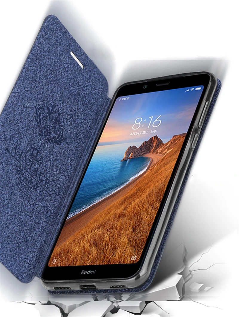 MOFI для Xiaomi Redmi 7A кожаный чехол для Redmi 7A силиконовый чехол для Redmi 7A чехол TPU fundas для Redmi 7A чехол для телефона