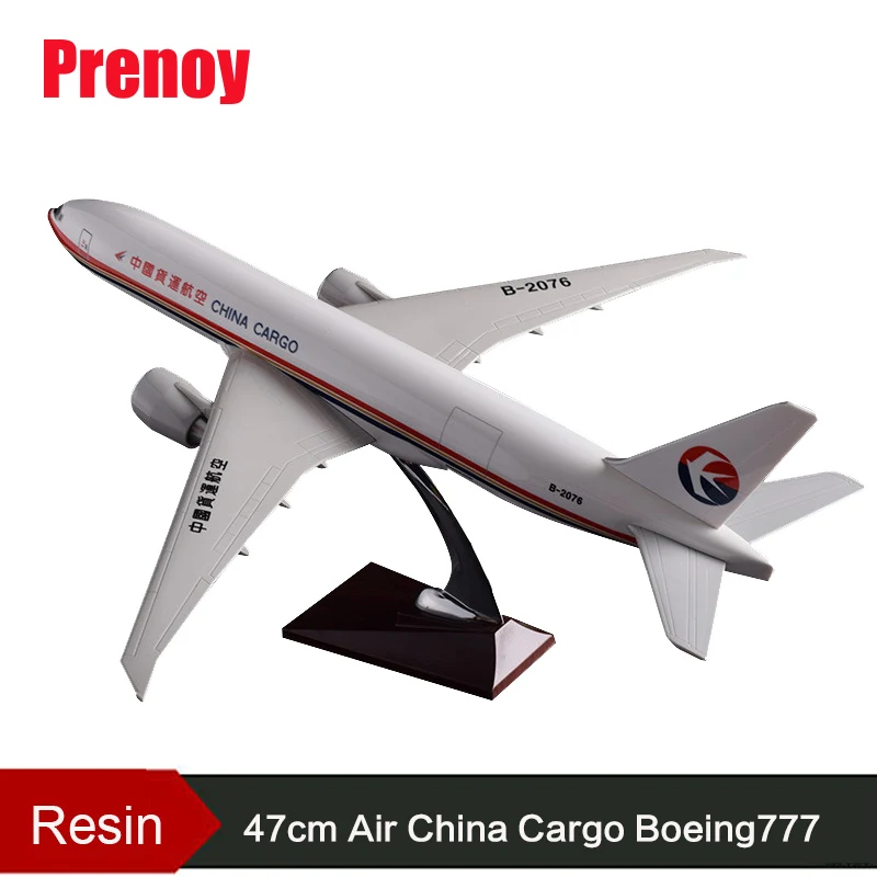 47 см модель самолета Boeing 777 Китай Восточный воздушный грузовой самолет Смола Airbus