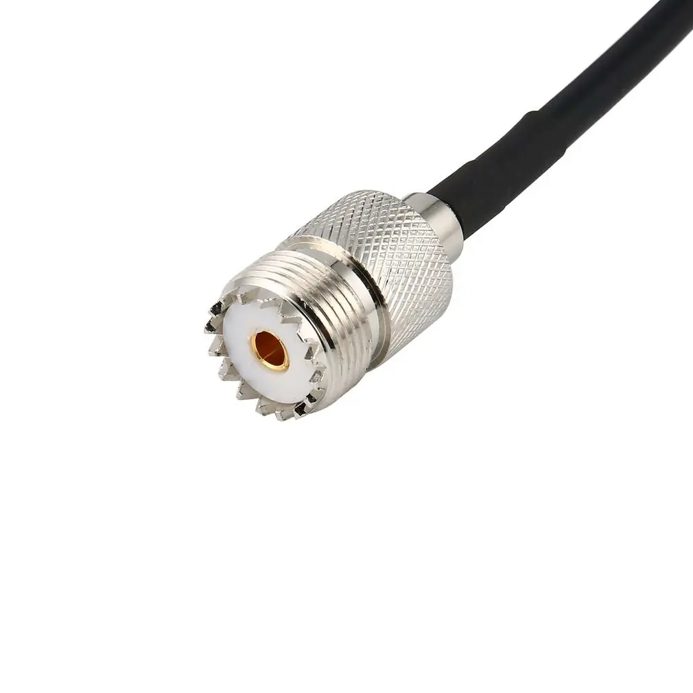 Sma Мужской Pl259 к Uhf Женский SO239 удлинитель разъемы 1 метр Черный для Yaesu значок Kenwood радио