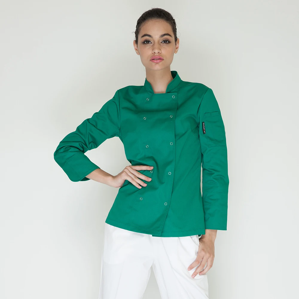 2015 ресторан гостинца кухня повар пиджак куртка форму женщин Женский высокое