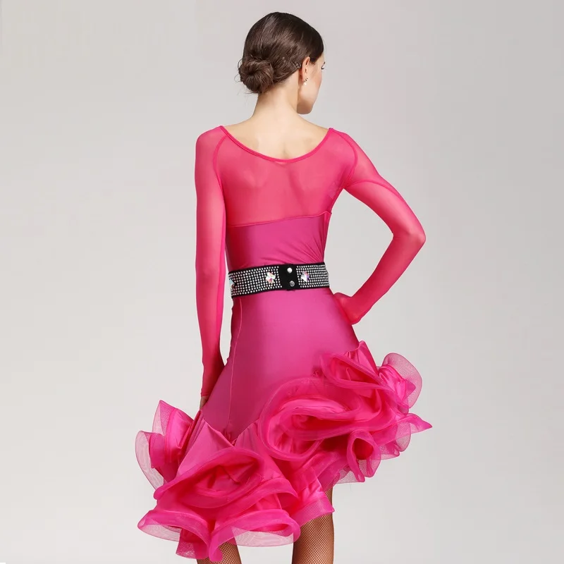 5 видов цветов платье для латинских танцев женское латино женские костюмы сальса