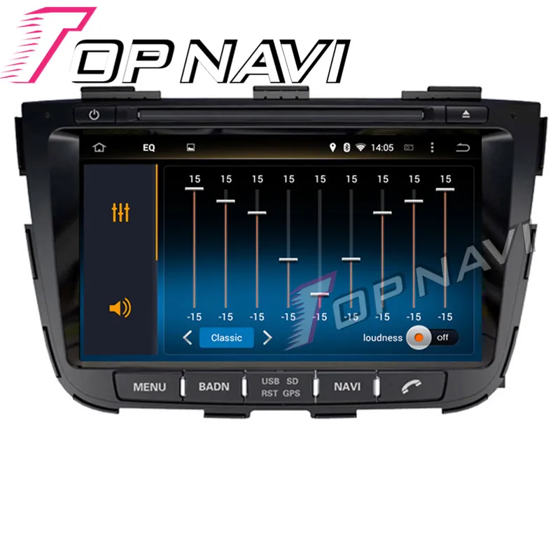 Topnavi Восьмиядерный 8 дюймов Android 0 автомобильный DVD мультимедийный плеер для KIA SORENTO