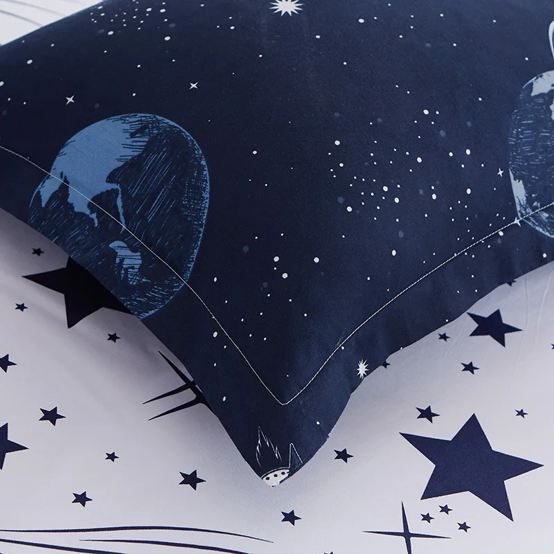 Duvert Cover Set Star Universe Pattern Galaxy Bedding Pillowcase Duvet 3pcs King Queen Full Twin | Дом и сад