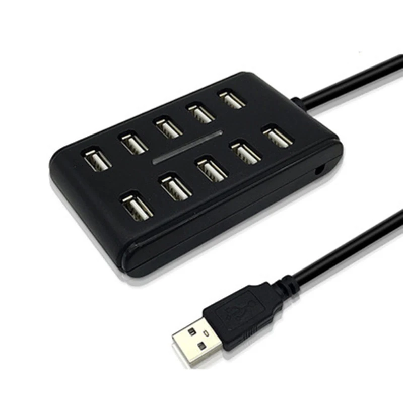 Micro USB 10 портов s 2 0 зарядный концентратор порт совместное использование