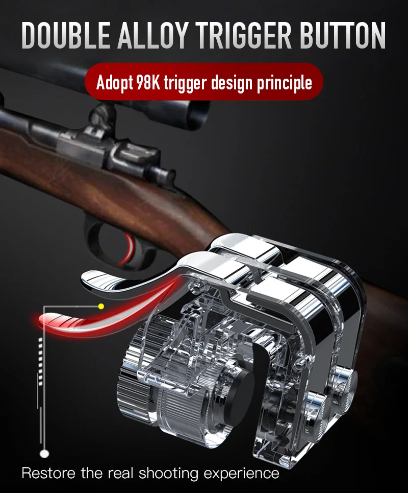 Sovawin R11S Металл PUBG мобильный контроллер Кнопка огня Aim ключ джойстик Pubg мобильный триггер геймпад игровой шутер для смартфона
