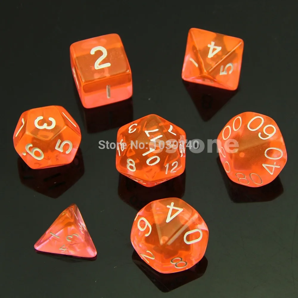 7 кости Двусторонняя D4 D6 D8 D10 D12 D20 Magic сбора ролевой игры поли игровой набор|dice board