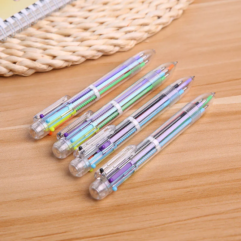 Многофункциональная многоцветная шариковая ручка 1 шт. 6 в красочные Канцтовары