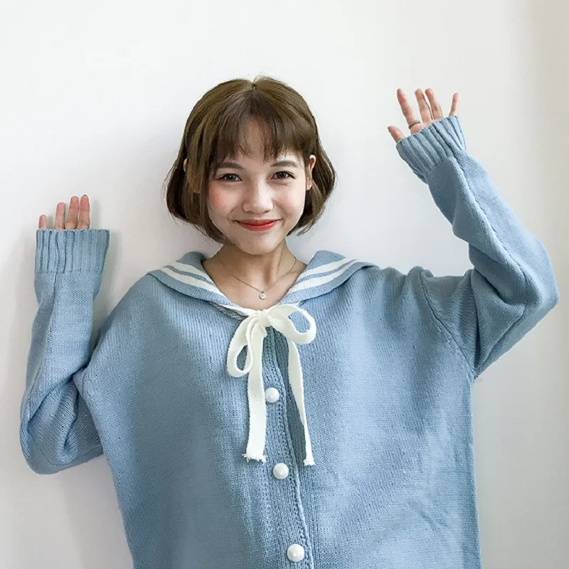 Кардиган женский осенний на завязках с длинным рукавом размера плюс |