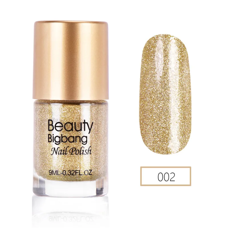 002 BeautyBigBang 9 мл Лак для ногтей Кристальные жемчужные бриллианты Блестящий лак для ногтей лак для маникюра Блестящий лак для ногтей - Цвет: 002