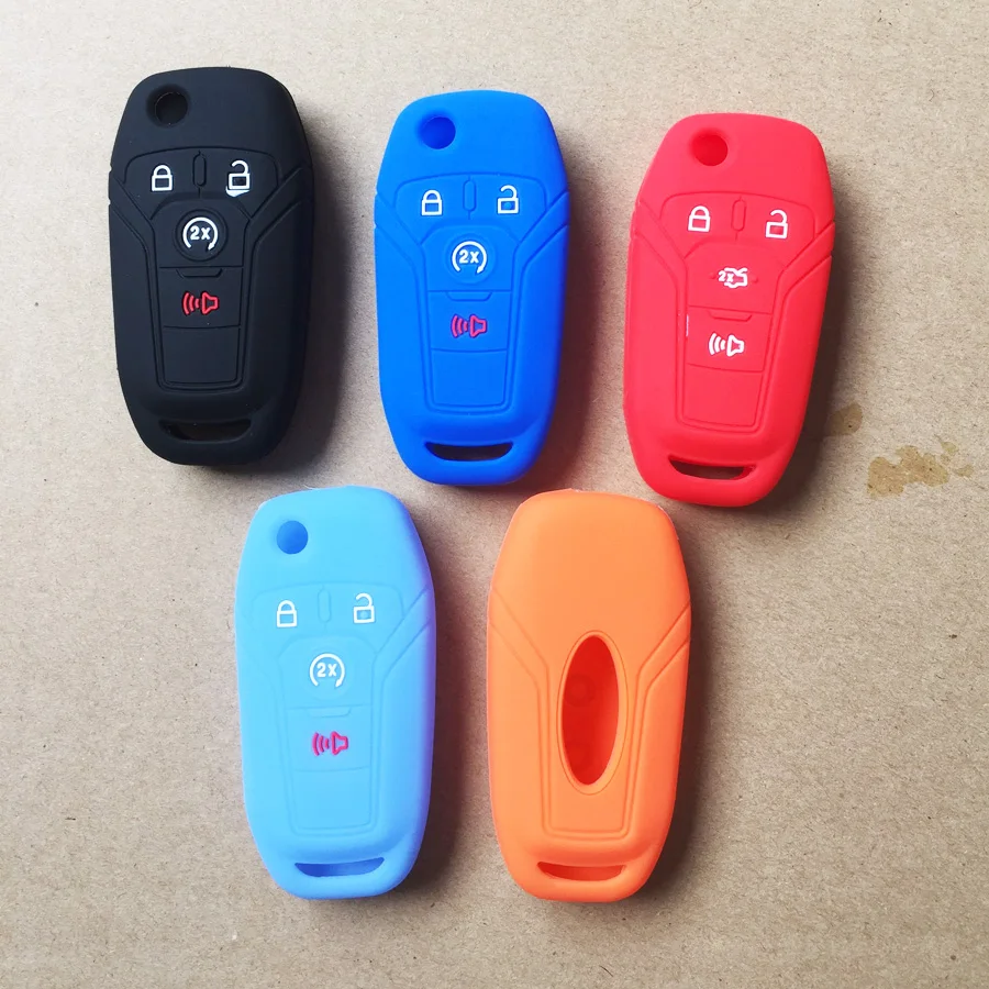Флип чехол для ключа Ford Ka 2015 3 + 1 4 5 цветов|car key case cover|ford ka coverkey for car |