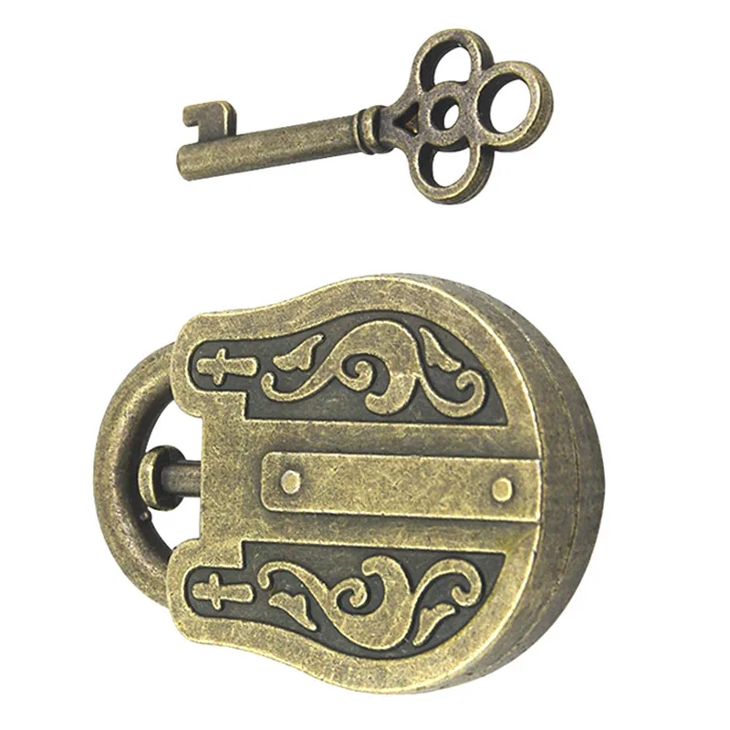 Vintage Metal Cast God Lock Key Puzzle Toy IQ EQ Mind Brain Teaser Kid Gift @ZJF | Игрушки и хобби