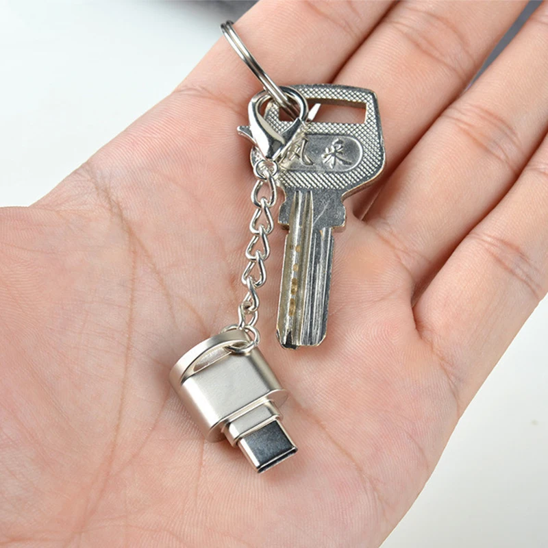 Портативный адаптер USB 3,1 для type-C USB-type C Micro конвертер OTG адаптер с TF SD кард-ридером