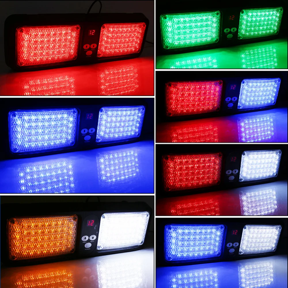 86-LED Автомобильная Лампа для грузовика мигающие режимы авто солнцезащитный
