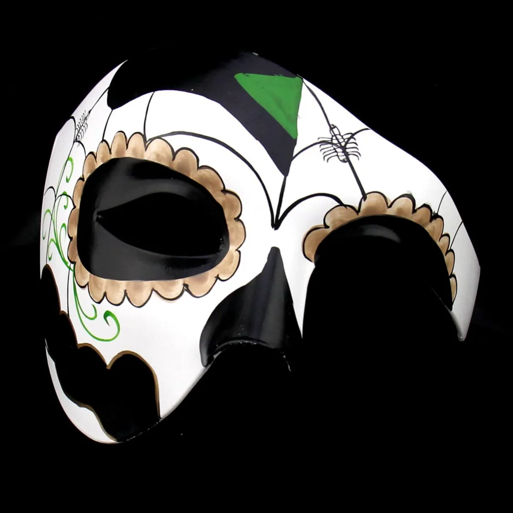 2018 Маскарадная маска День мертвых масок для Хэллоуина маскарада|party mask|masquerade