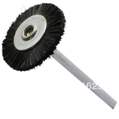

Free shipping for Dental tool Dental polishing tools Black horse hair(medium) mounted brush for jewelry polishing144pcs/packageg