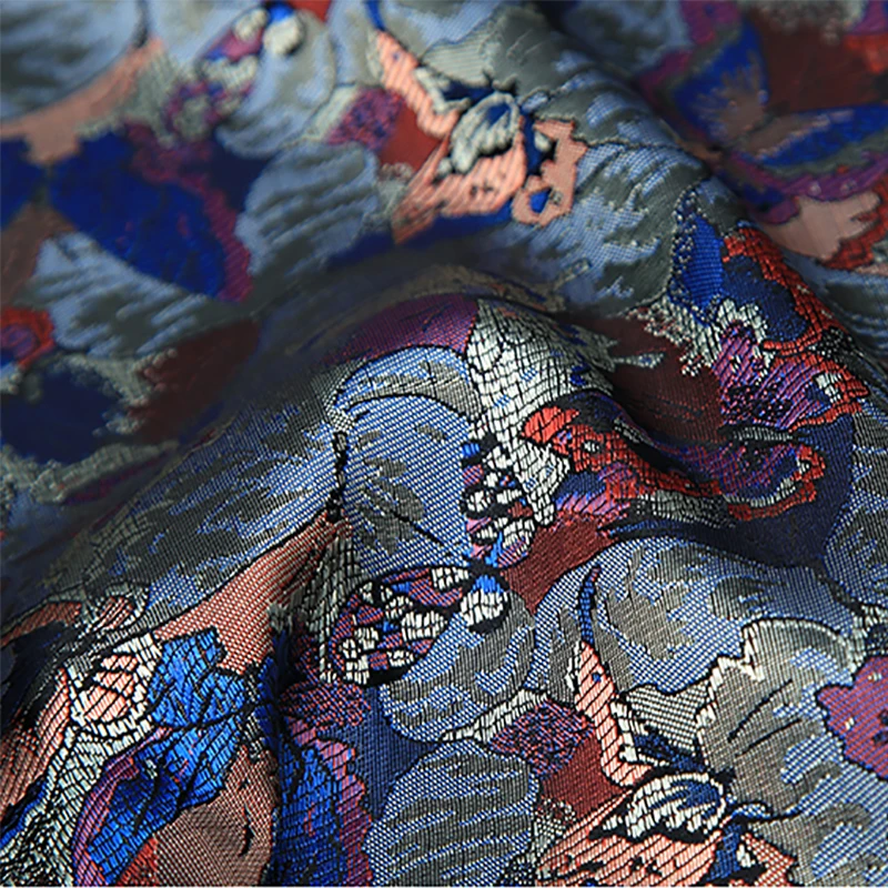 100x90 см бант бабочка стиль металлик жаккардовые ткани парчи 3D жаккардовая ткань