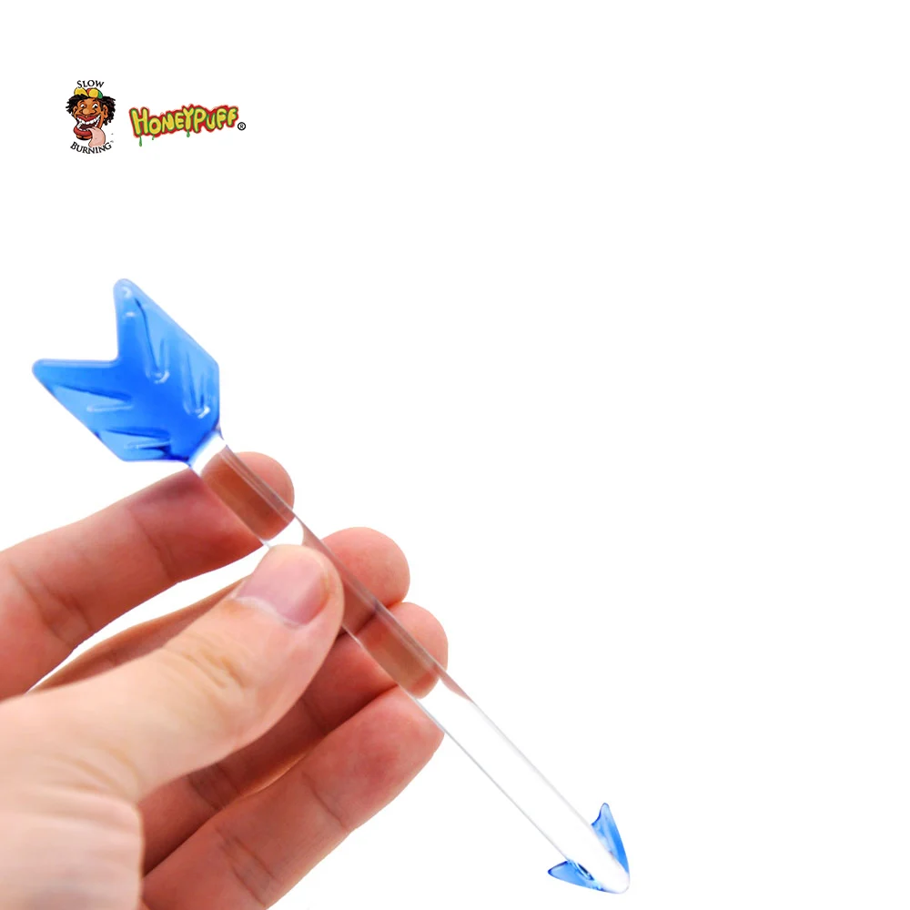 HONEYPUFF 5 12 дюймов воск Dab инструмент премиум стекло Dabbler красочные толстые Pyrex Dabber