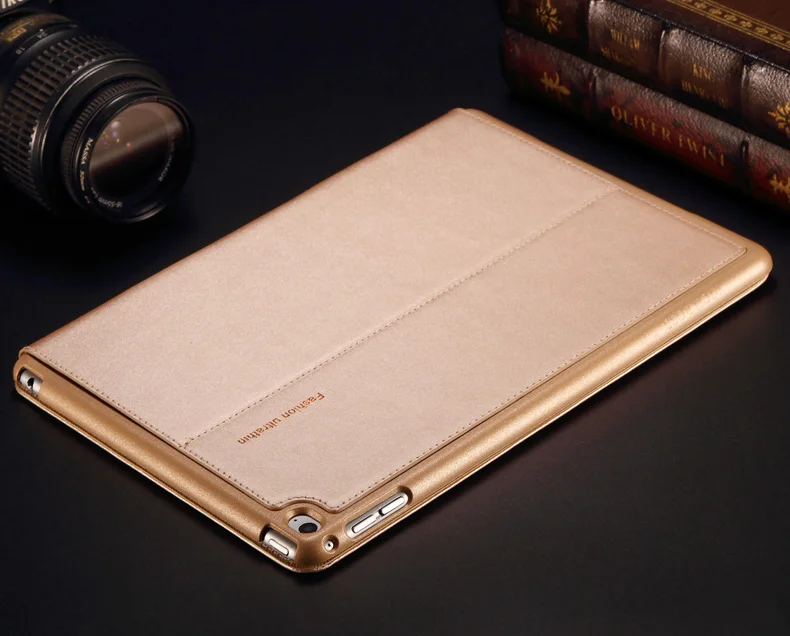 Кожаный чехол для, iPad 9,7 дюймов, A1893 и A1822 A1823, планшетный ПК, смарт, пробуждение, сон, подставка, защитный рукав, подарок