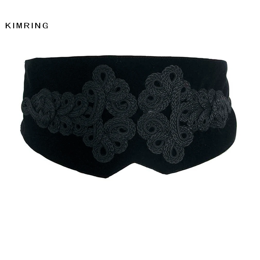 Винтажный корсет Kimring из парчи в стиле стимпанк винтажный Готический на шнуровке