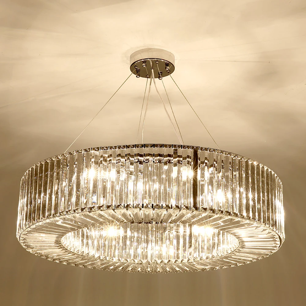 Новый дизайн отель Хрустальная люстра для лобби современный светильник ing AC110V 220