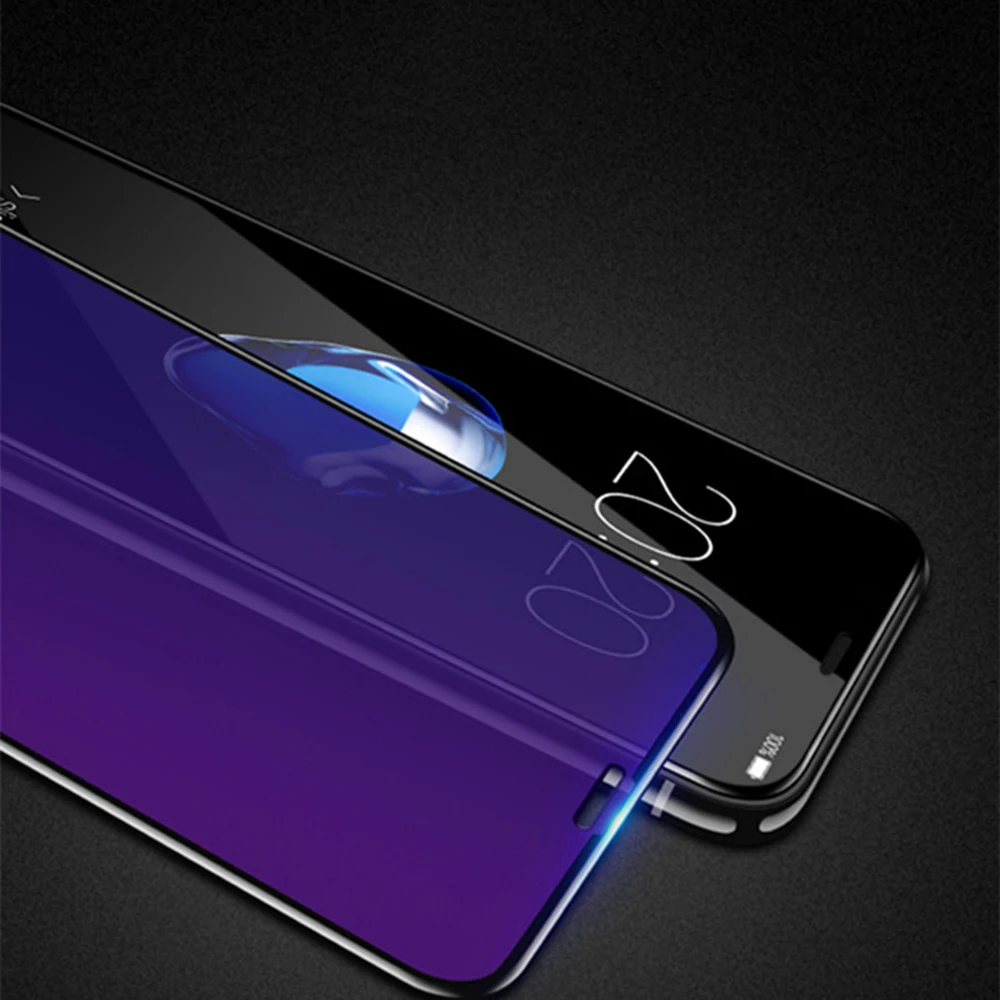 OTAO 6D холодная резьба полное покрытие закаленное стекло для iPhone XS X 8 7 Plus изогнутые