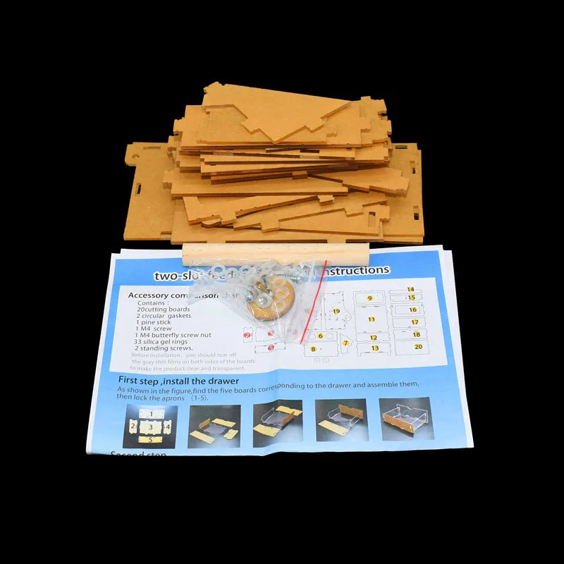 2 шт. кормушка для птиц попугаев встроенная автоматическая кормушки маленьких