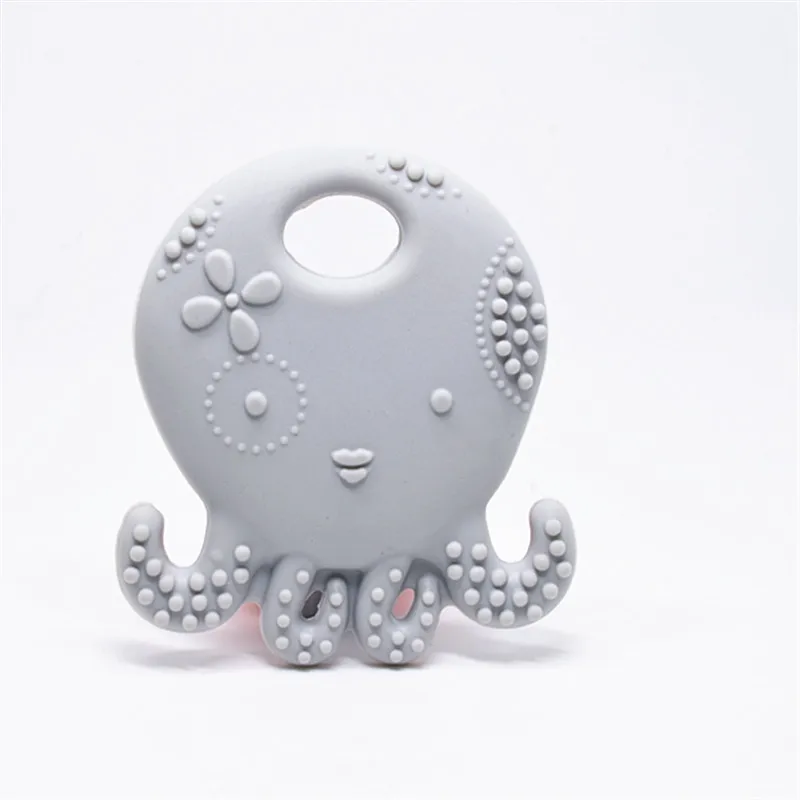 Прорезыватель для зубов силиконовый в форме осьминога 20 шт.|Детские
