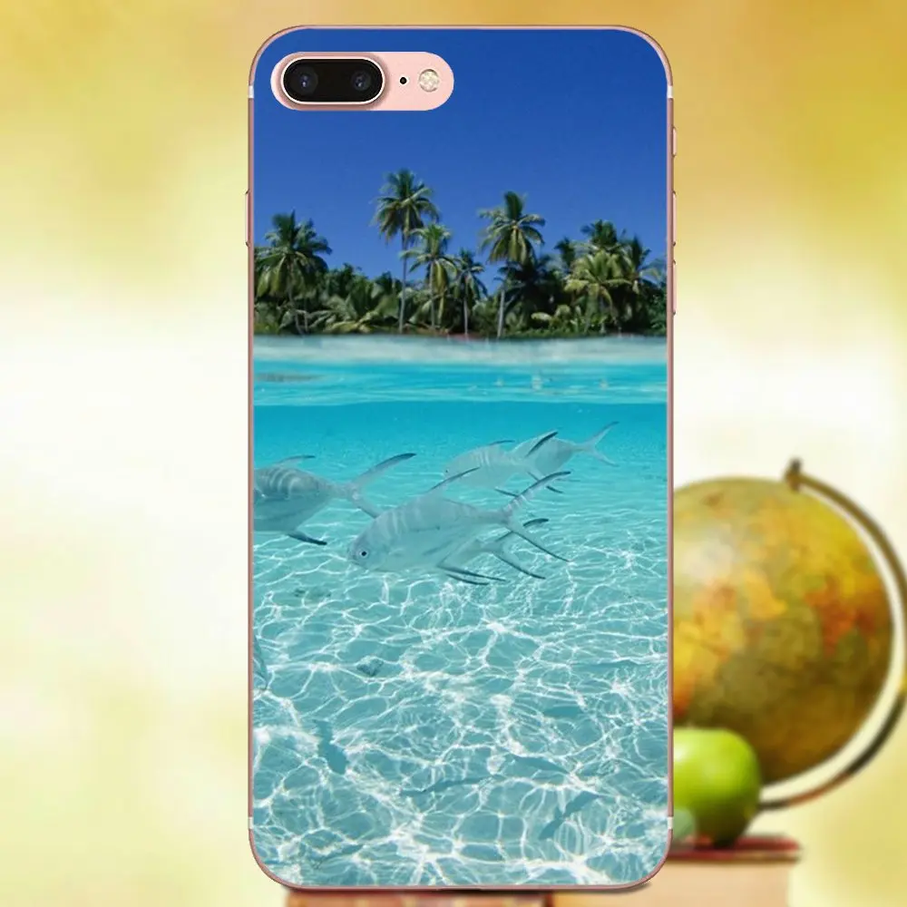 TPU Case Accessories For Xiaomi Redmi Note 2 3 3S 4 4A 4X 5 5A 6 6A Pro Plus Beautiful Blue Ocean Seascape Waves | Мобильные